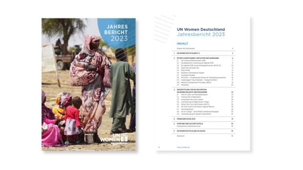 Vorschaubild Jahresbericht 2023 UN Women Deutschland